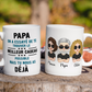 Papa Meilleur Cadeau - Tasse Personnalisé - Cadeau Pour Papa, Grand-père, Maman, Grand-mère