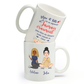 Tasse Personnalisé - Mère Et Fille Ne Se Séparent (2) - Cadeau Pour Maman, Grand-mère