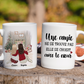 Tasse Personnalisé - Une Amie Ne Se Trouve Pas Elle Se Choisit Avec Le Cœur - Cadeau De Noël Pour Les Meilleurs Amis