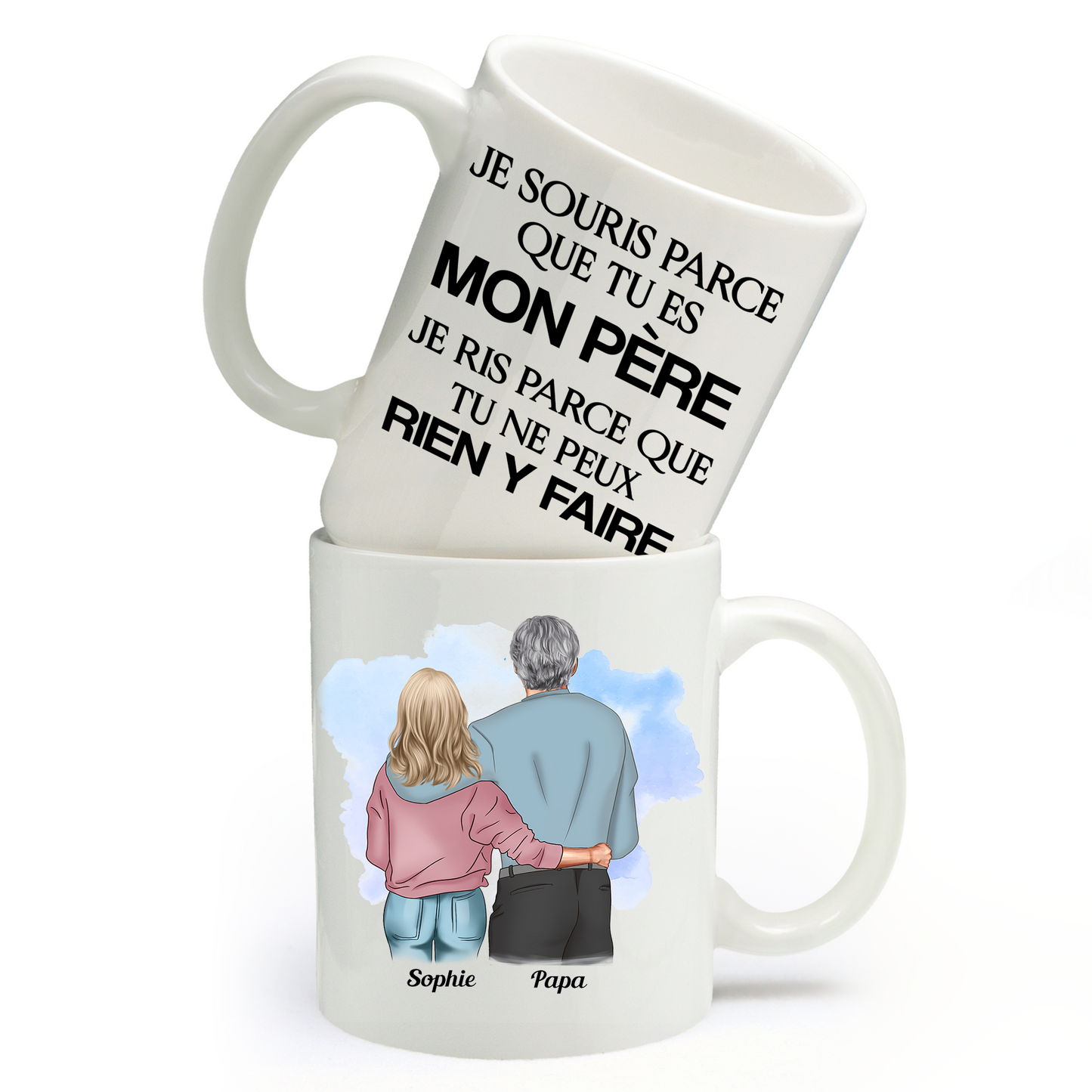 Tasse Personnalisé - Joyeux Noel Papa - Cadeau De Noël Pour Les Parent –  ToonAnything