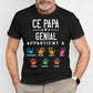 Vêtements Personnalisée - Ce Papa Génial Appartient À - Cadeau De Fête Des Pères Pour Papa, Papy