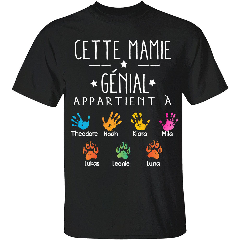 Vêtements Personnalisée - Ce Papa Génial Appartient À - Cadeau De Fête Des Pères Pour Papa, Papy