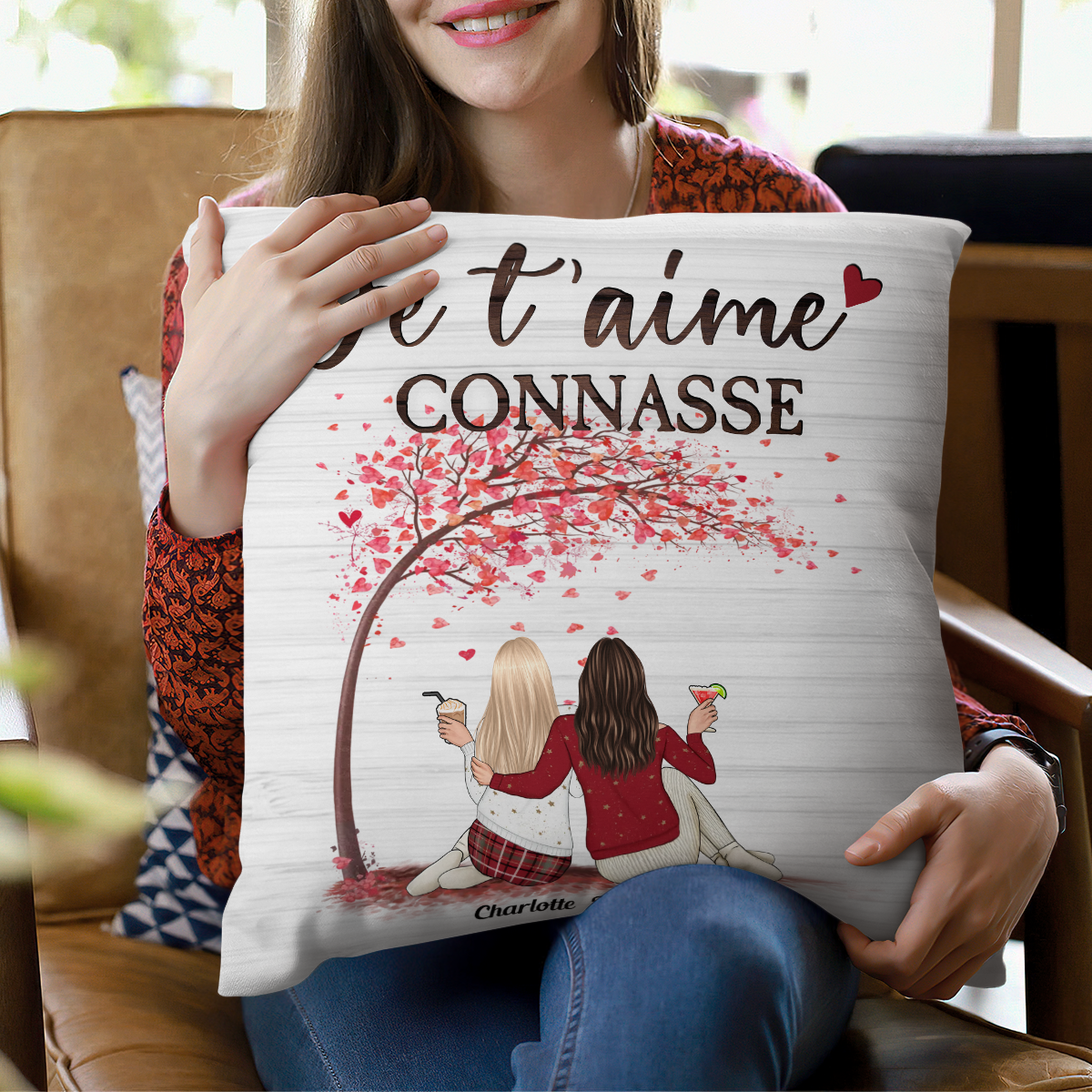 Coussin personnalisé noël texte - Cadeaux