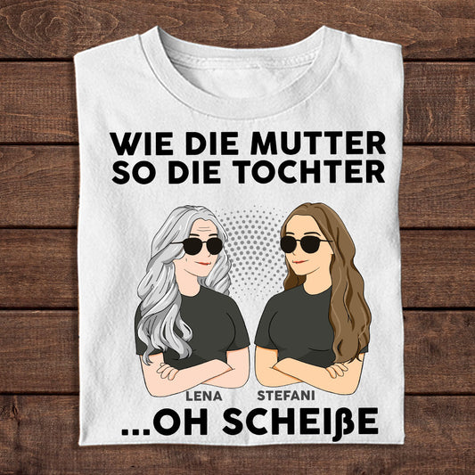 Personalisierte Kleidung - Wie die Mutter So die Tochter - Muttertag Geschenk fur Mutter, Mama