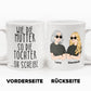 Personalisierte Tasse - Wie die Mutter So die Tochter - Muttertag Geschenk fur Mutter, Mama